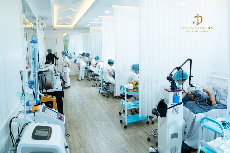 Thẩm mỹ viện Diva Spa cung cấp nhiều dịch vụ điều trị sẹo an toàn