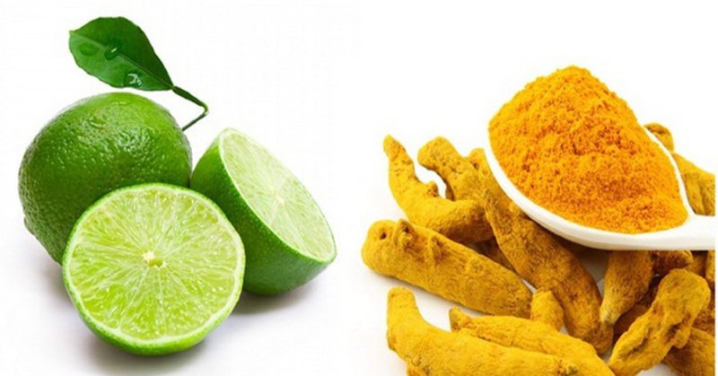 Bộ đôi chanh và nghệ tươi vừa giúp da kháng khuẩn, ngừa viêm mà còn trị nám tốt