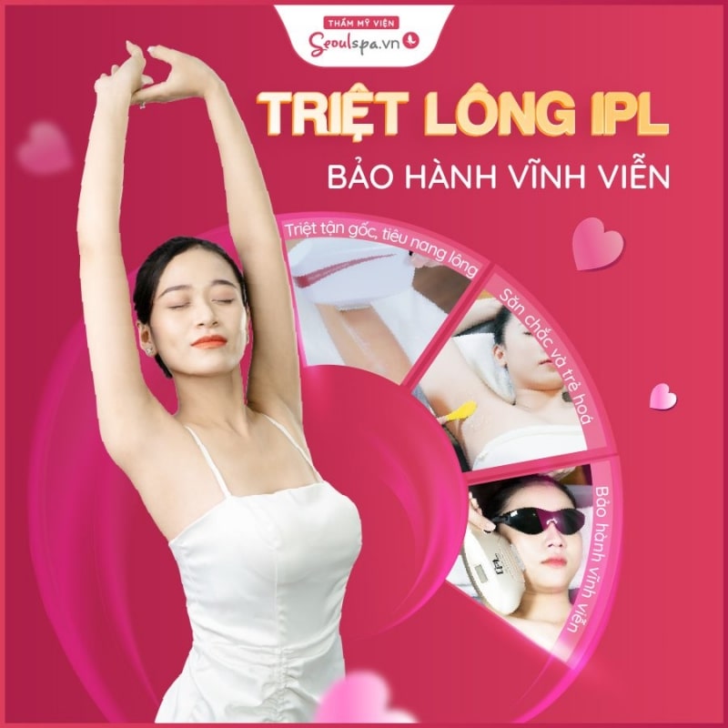Seoul Spa cung cấp dịch vụ triệt lông vĩnh viễn uy tín hàng đầu