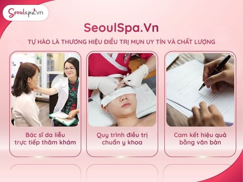 Liệu trình trị mụn an toàn, chuẩn Y Khoa tại Seoul Spa