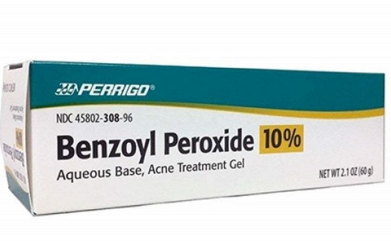 Thuốc trị mụn Benzoyl peroxide dùng để bôi ngoài da