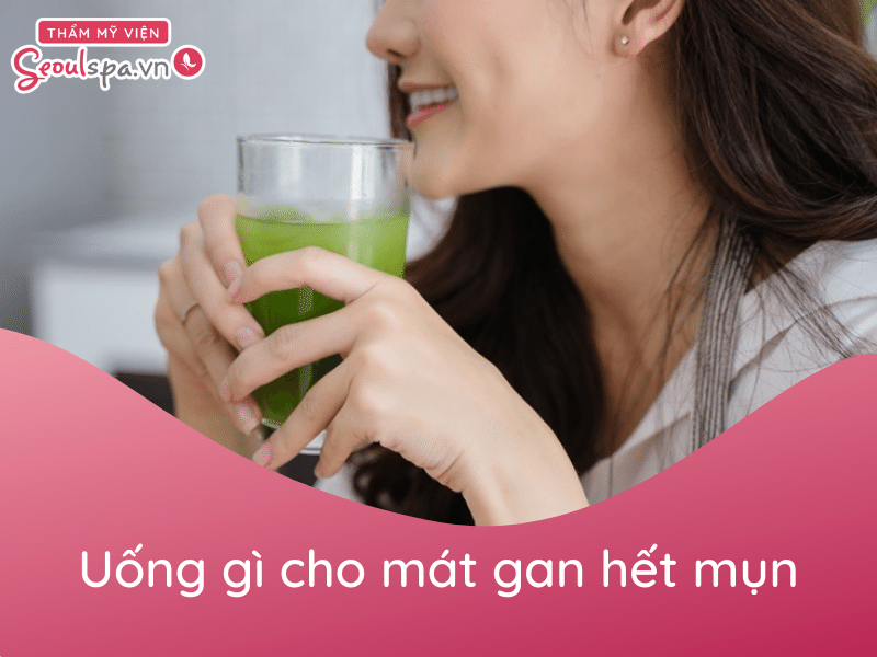 Có nhiều công thức nước uống làm mát gan hết mụn