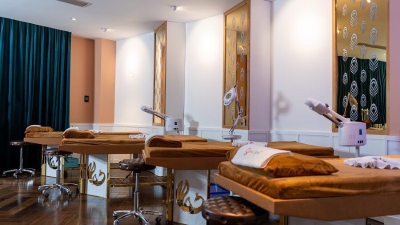 Không gian làm đẹp sang trọng, thoáng mát tại Seoul Spa