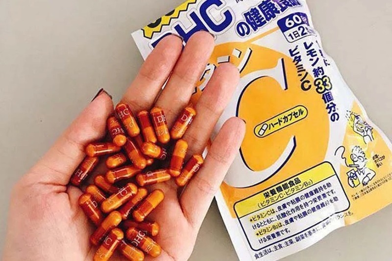 Viên uống DHC chứa hàm lượng vitamin C cao