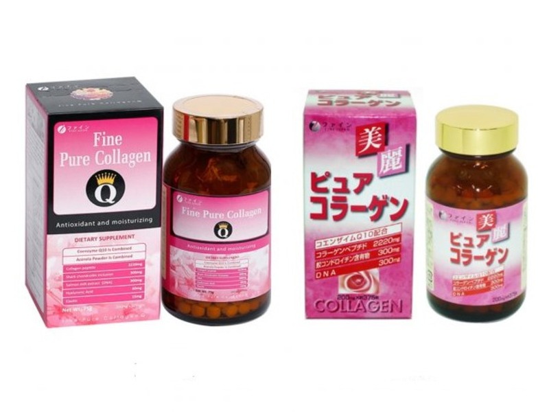 Viên uống Fine Pure Collagen Q đẩy lùi tình trạng lão hóa da