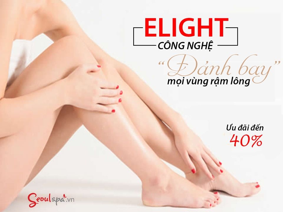 Công nghệ Elight giúp triệt lông hiệu quả hơn.