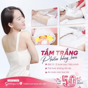Sở hữu công nghệ tắm trắng tiên tiến