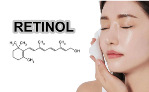 Dùng Retinol hỗ trợ điều trị mụn ở trán và hồi phục da