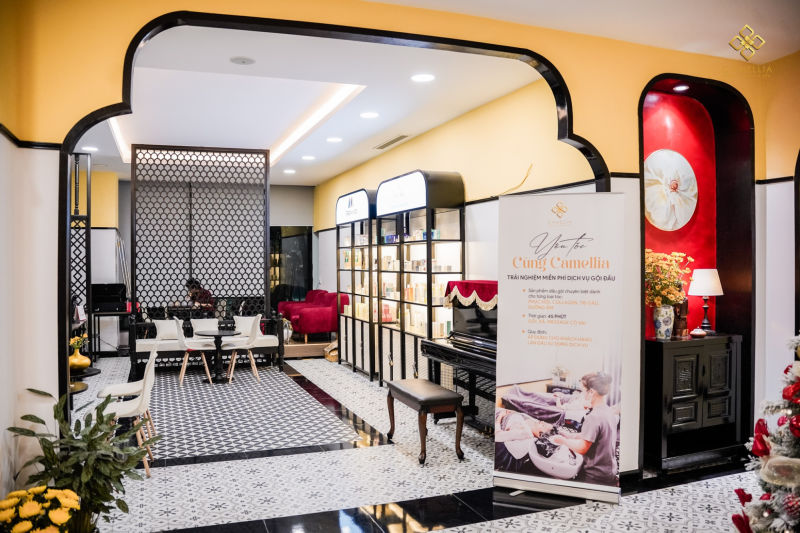 Không gian làm đẹp sang trọng và hiện đại tại Camellia Luxury Spa