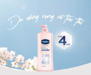 Vaseline có khả năng dưỡng da ẩm và sáng da hiệu quả