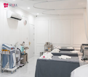 Seoul Center có trang thiết bị và tiện nghi hiện đại phục vụ cho quy trình trị mụn