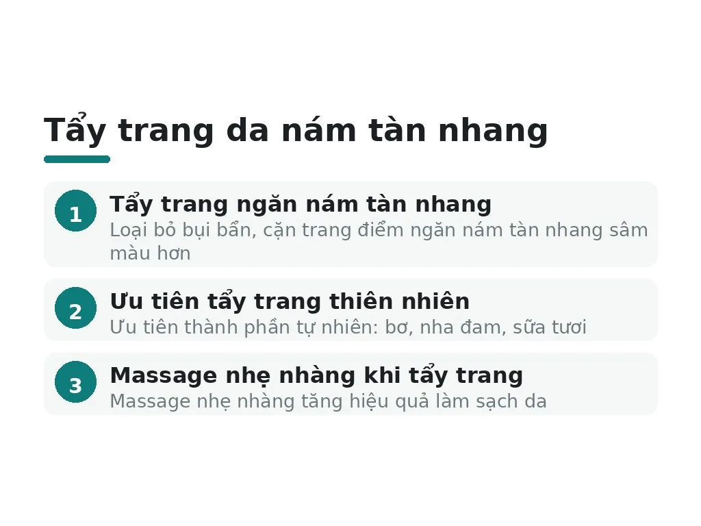 Tẩy trang có thực sự cần thiết để chăm sóc da nám tàn nhang?