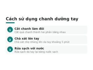 Cách sử dụng chanh dưỡng tay