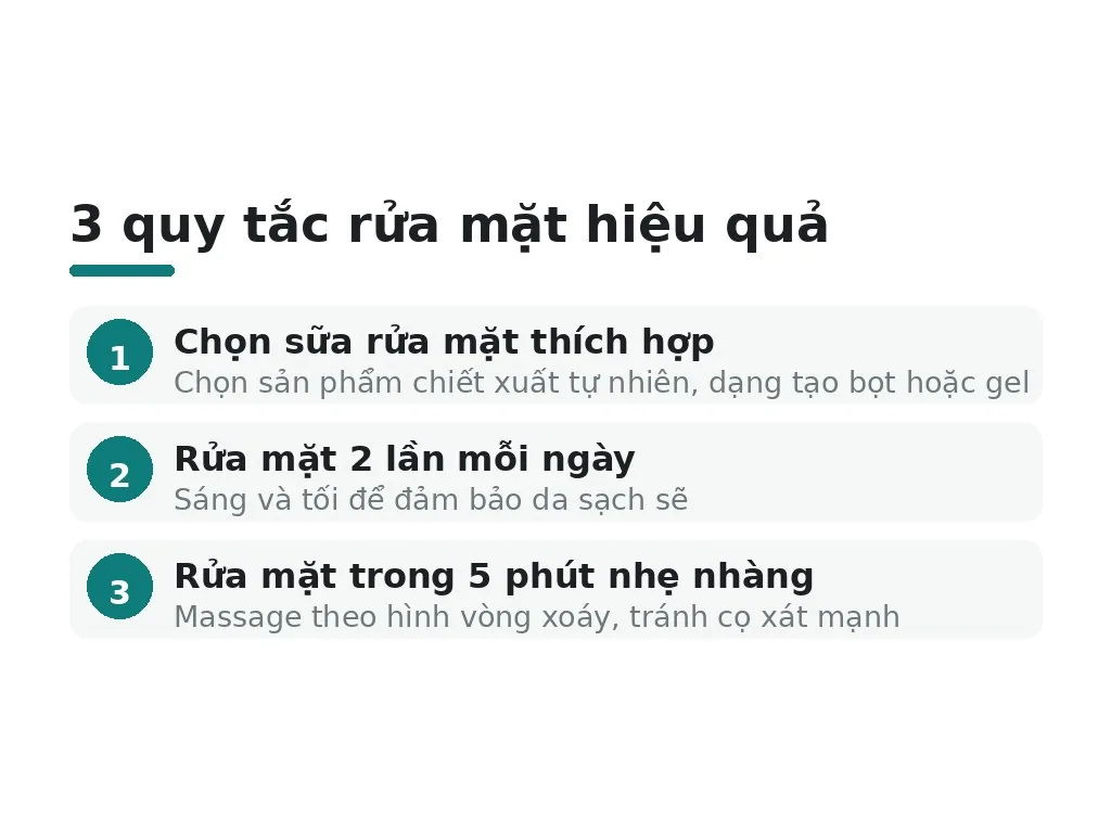 Rửa mặt như thế nào có hiệu quả cao?