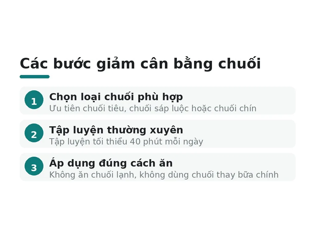 Những kinh nghiệm giảm cân bằng chuối từ A-Z là gì?