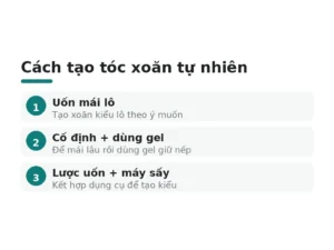 Cách tạo tóc xoăn tự nhiên