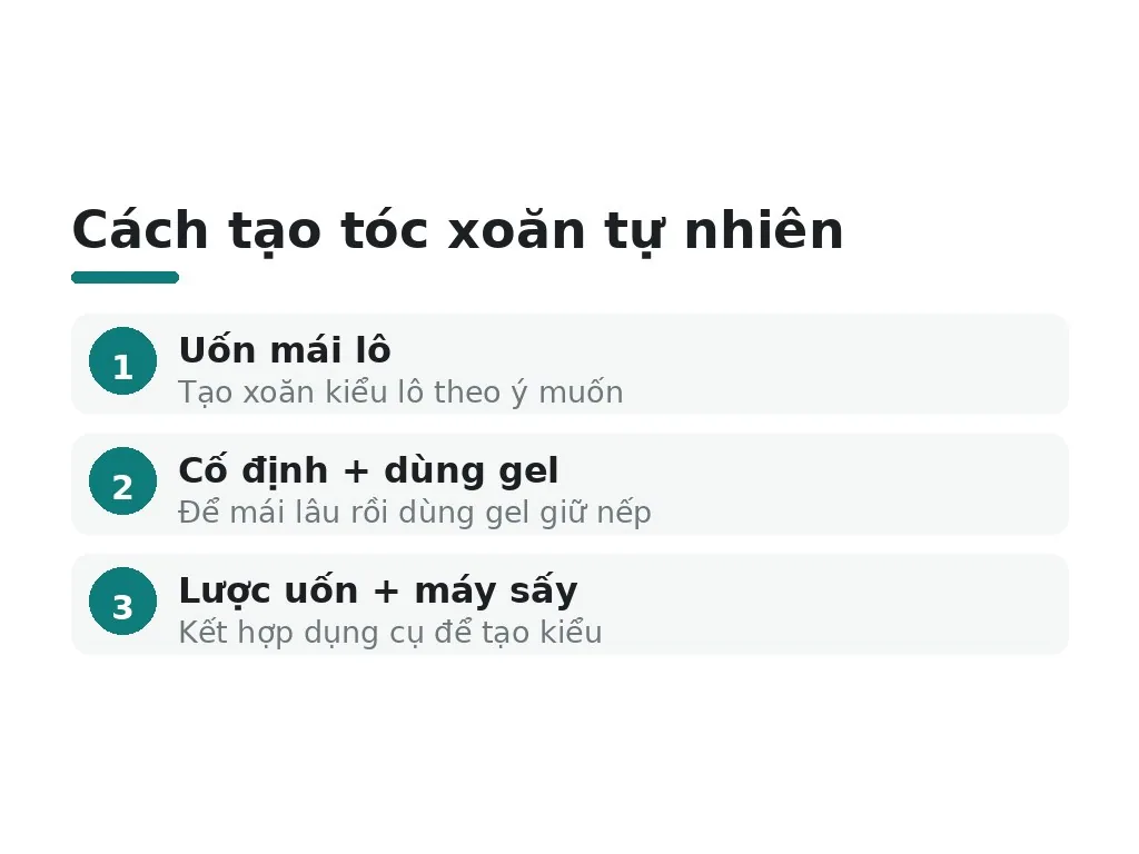Tóc xoăn tự nhiên có phù hợp không?