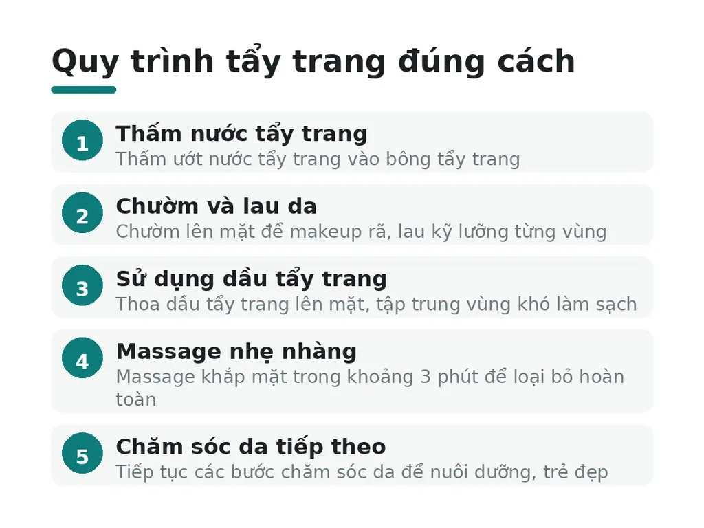 Nên tẩy trang mấy lần 1 ngày?