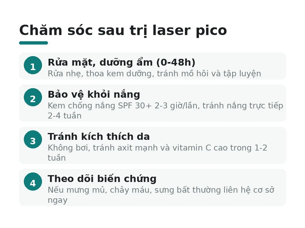 Những điều cần biết trước và sau khi trị nám bằng laser pico?