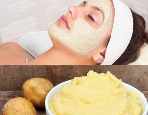 Kết hợp khoai tây cùng với những nguyên liệu khác trị mụn cám