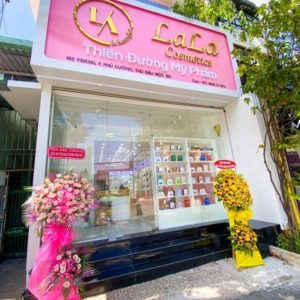Cửa hàng mỹ phẩm LaLa Cosmetics đặt tại Bình Dương