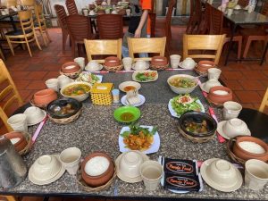 Những món ăn tại quán Cơm niêu Panda Food vô cùng thơm ngon, hấp dẫn