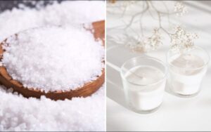 Hỗn hợp muối và sữa tươi không đường giúp điều trị mụn hiệu quả