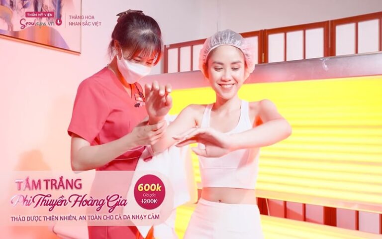 Tắm trắng bằng công nghệ phi thuyền tại SeoulSpa.Vn