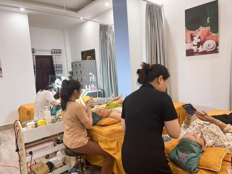 Phun xăm Spa Mỹ Hà Gò Công chất lượng và an toàn