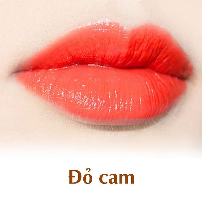 Phun môi đỏ cam mang lại cảm giác tươi trẻ