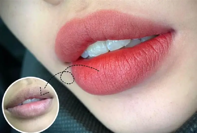 Sau 30 ngày, pigment đã bắt đầu thẩm thấu vào các lớp sâu hơn của da