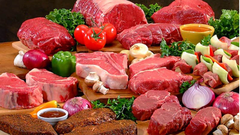 Tránh xa các loại thịt bò, thịt gia cầm, thịt ếch…