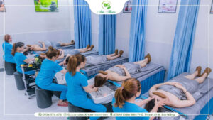 Không gian làm đẹp của Mộc Nhiên Spa thoáng đãng, sang trọng