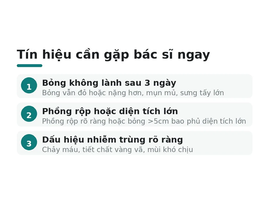 Khi nào cần gặp bác sĩ da liễu ngay?