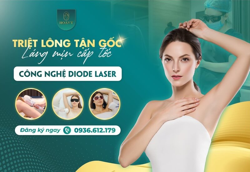  Thẩm mỹ viện Hoa Vy Spa là cái tên được đánh giá cao với dịch vụ triệt lông