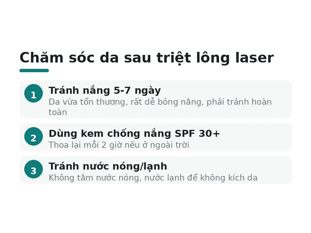 Ai không nên triệt lông mặt bằng laser?