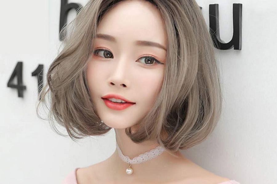 Tóc ngắn ngang vai, bob mái xoăn nhẹ