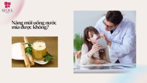 Người mới nâng mũi có thể uống nước mía được