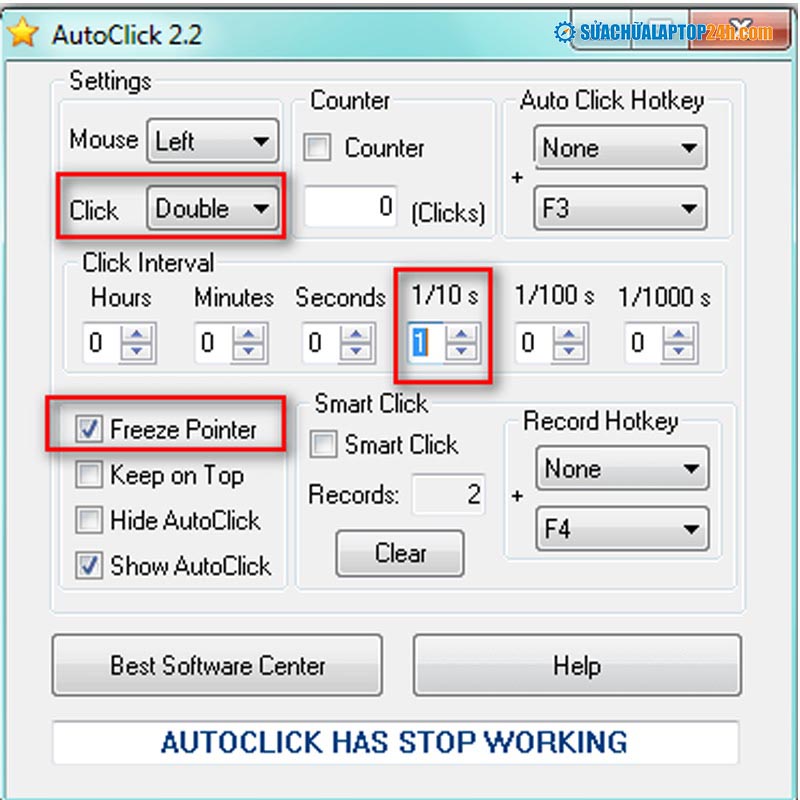 Auto Click hỗ trợ nhiều tính năng, đơn giản hóa nhiều thao tác
