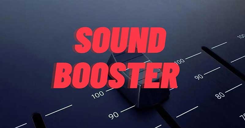Giao diện Sound Booster dễ dàng sử dụng cho mọi người